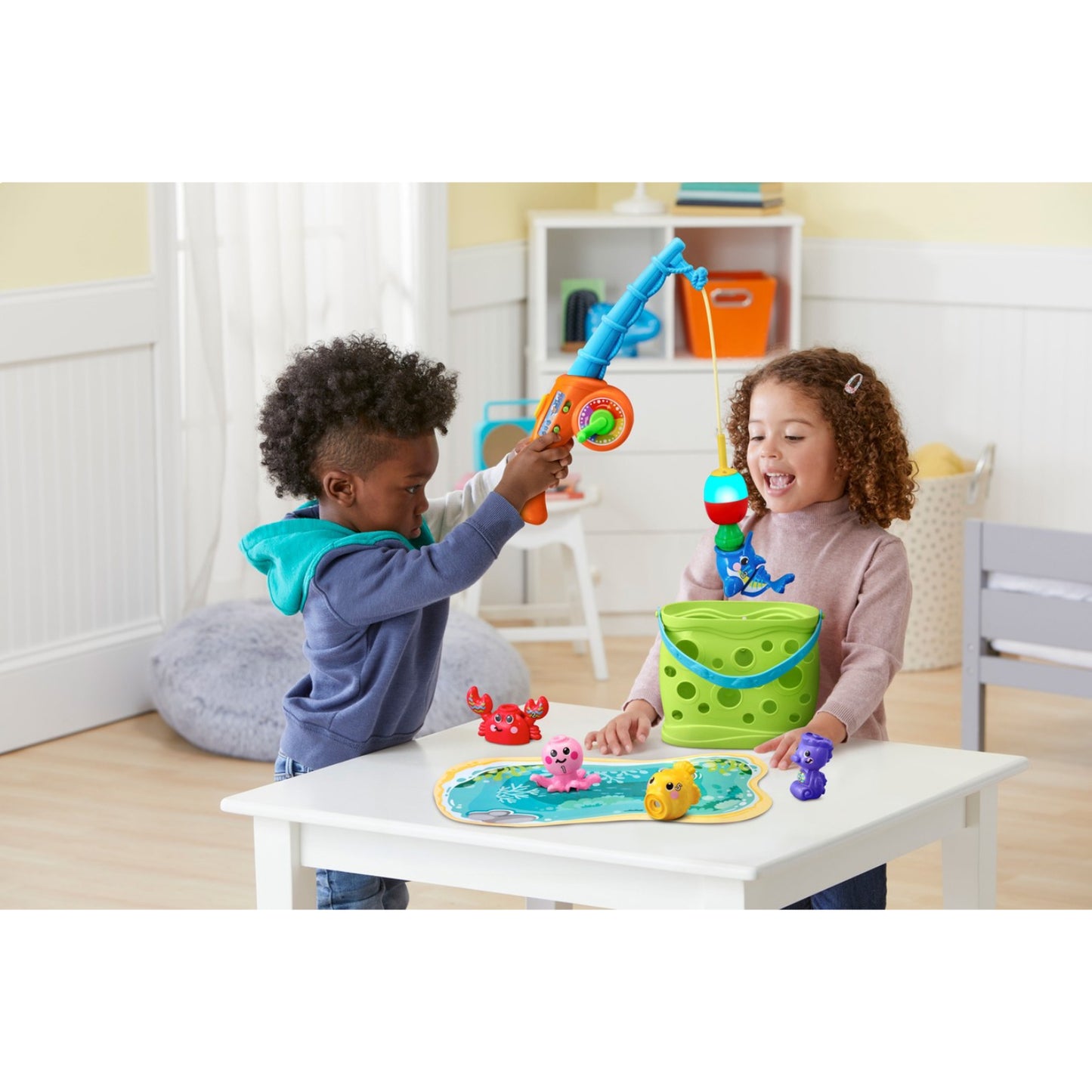 VTech Jiggle & Giggle Fishing Set with 7 Sea Creatures - Curacao