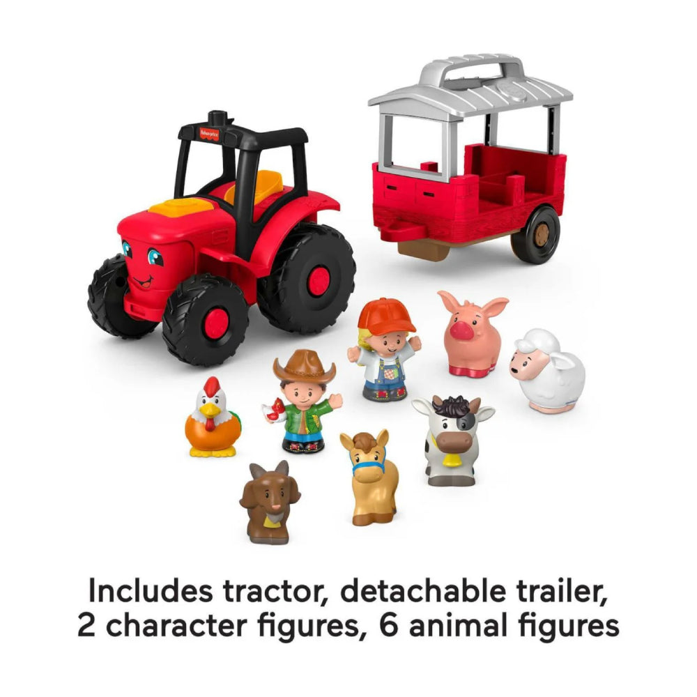 Set de regalo con tractor para el cuidado de animales de Fisher-Price