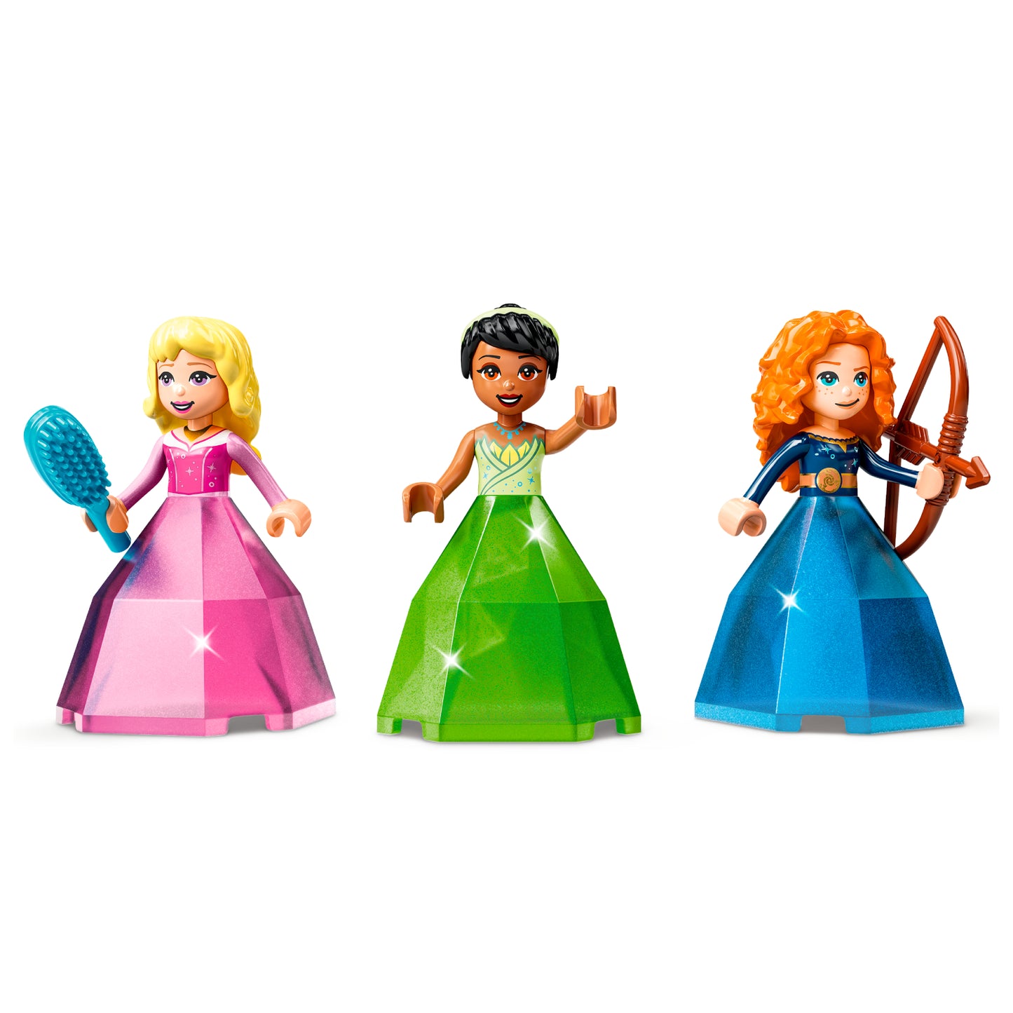 LEGO Disney Aurora, Merida and Tiana's Enchanted Creations Building Toy Set (558-Pieces)