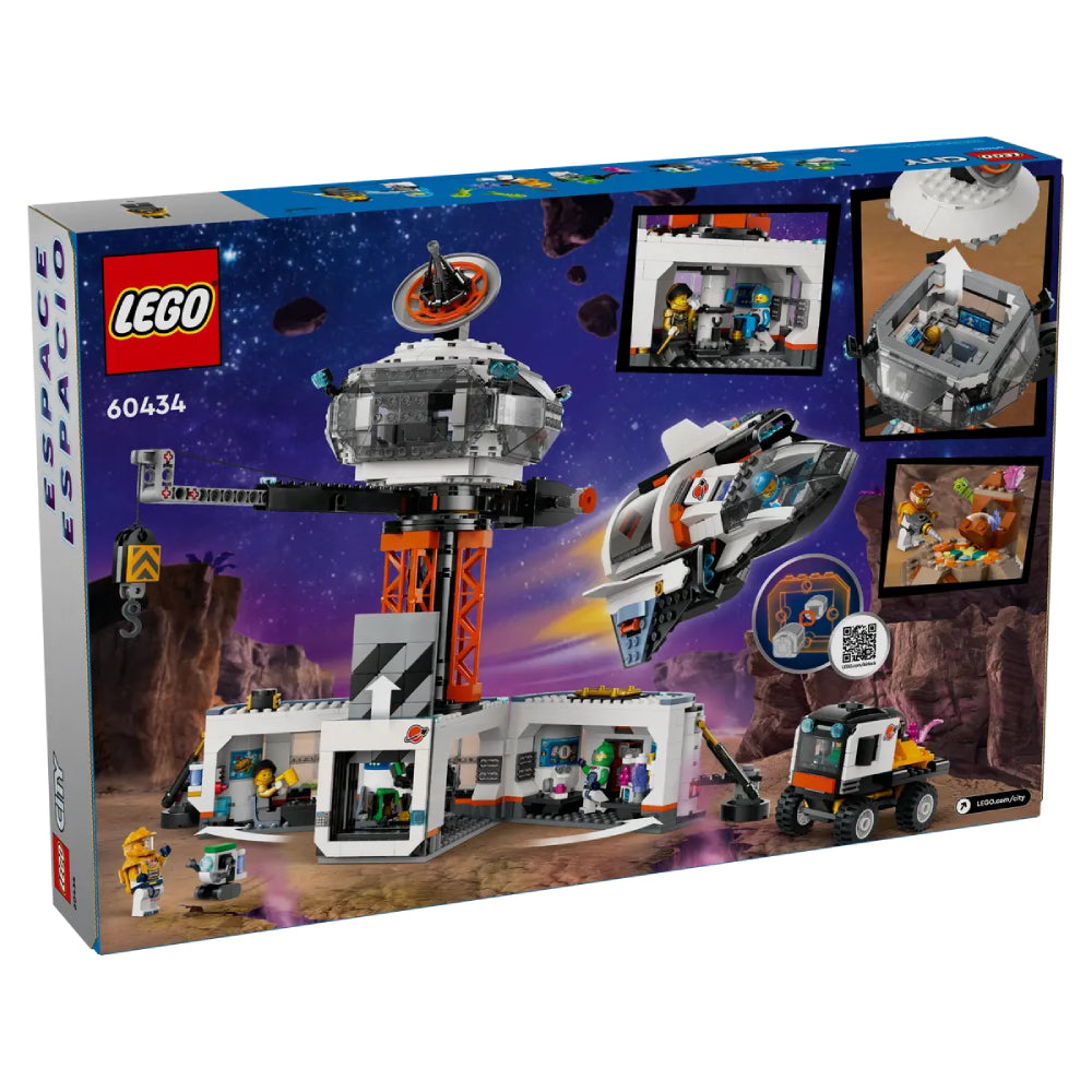 LEGO City Space Base and Rocket Launchpad Building Toy Set (1422-Pieces)
