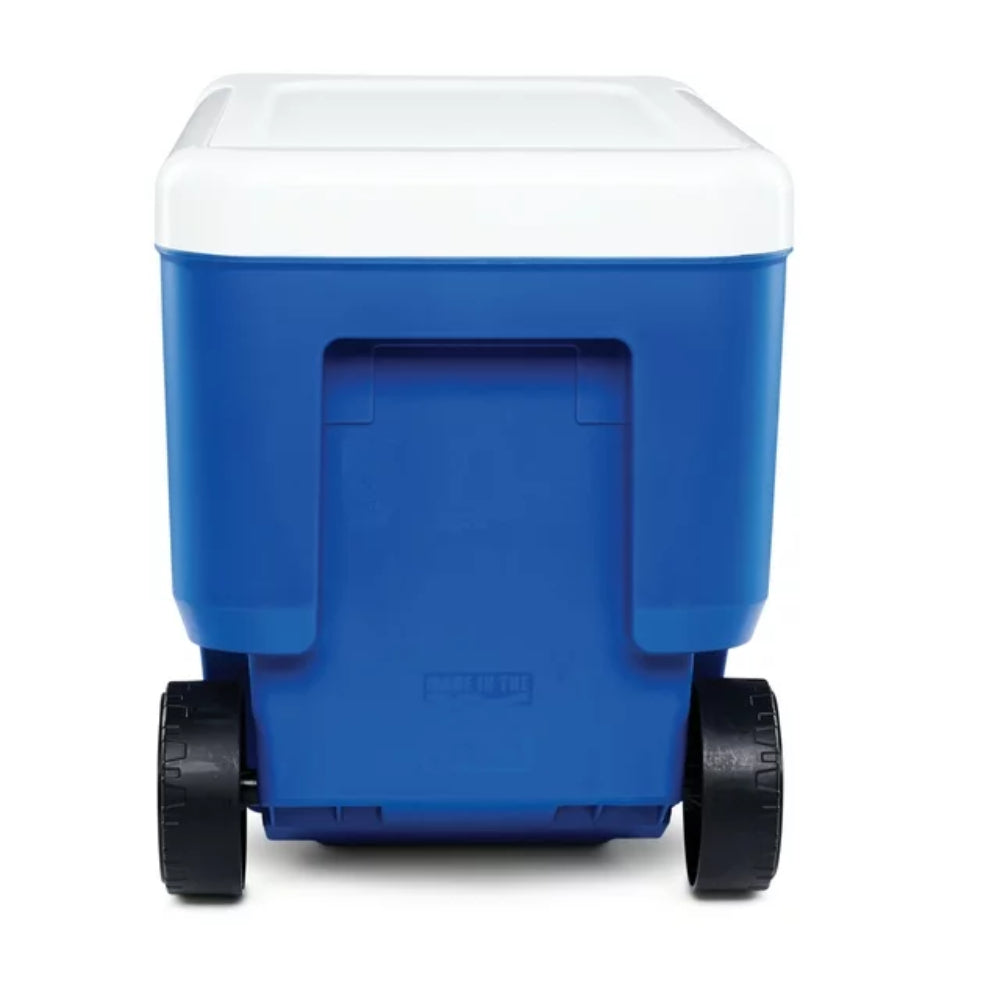 Nevera portátil con ruedas Igloo 00034482 de 38 cuartos de galón, color azul