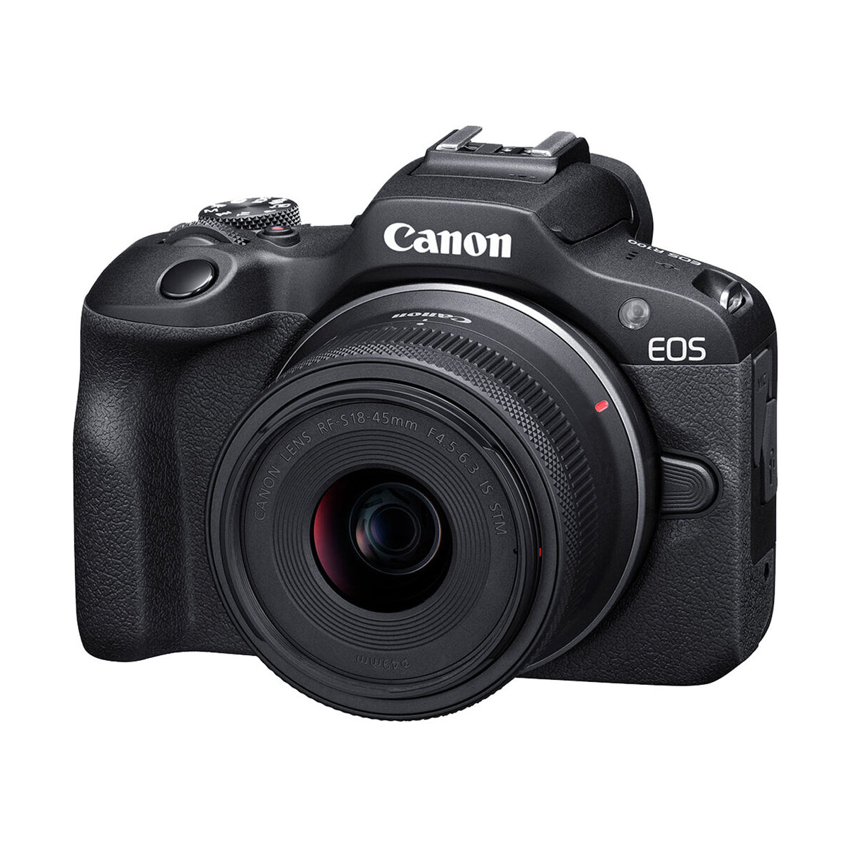 Canon EOS R100 Mirrorless Camera with 18-45mm Lens, Black