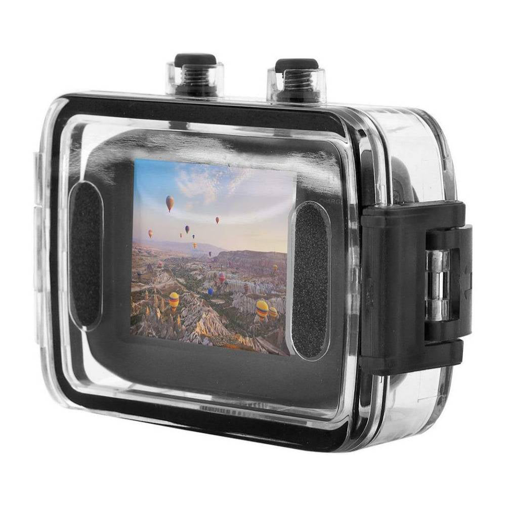 Vivitar DVR781HD HD Action Camera with LCD Rear Screen and Waterproof Case - Black