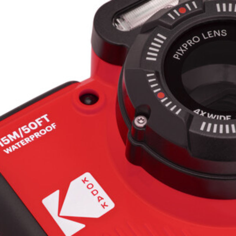 Kodak PIXPRO WPZ2 16MP Action Camera - Red