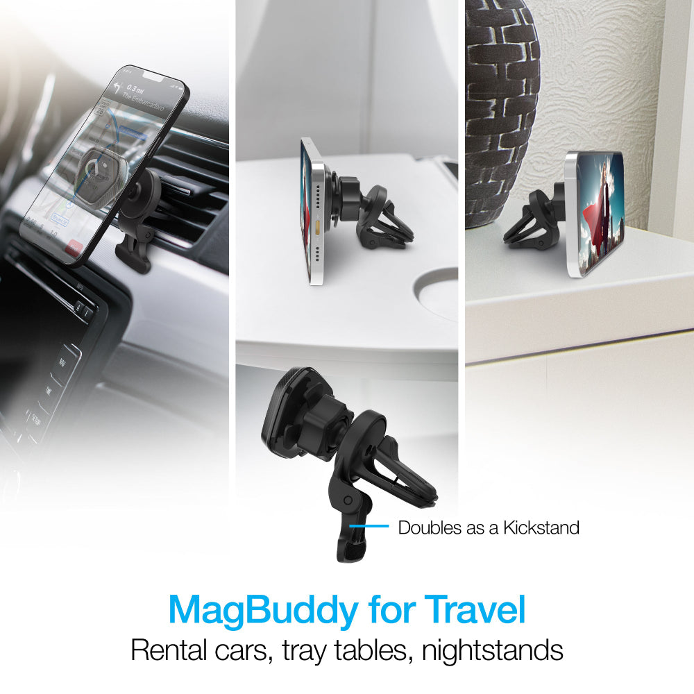 Naztech MagBuddy Elite Vent Mount - Black