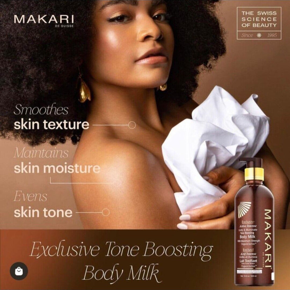 Makari Exclusive Tone Boosting Milk Body Lotion 16.8 oz