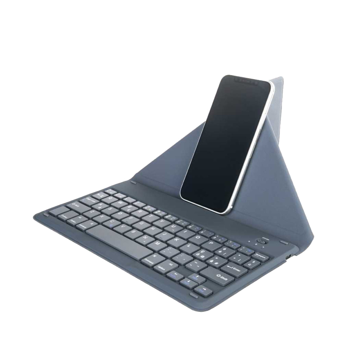 Teclado inalámbrico Tucano Scrivo con soporte integrado para iPad de Apple de 11" (M2) - Azul