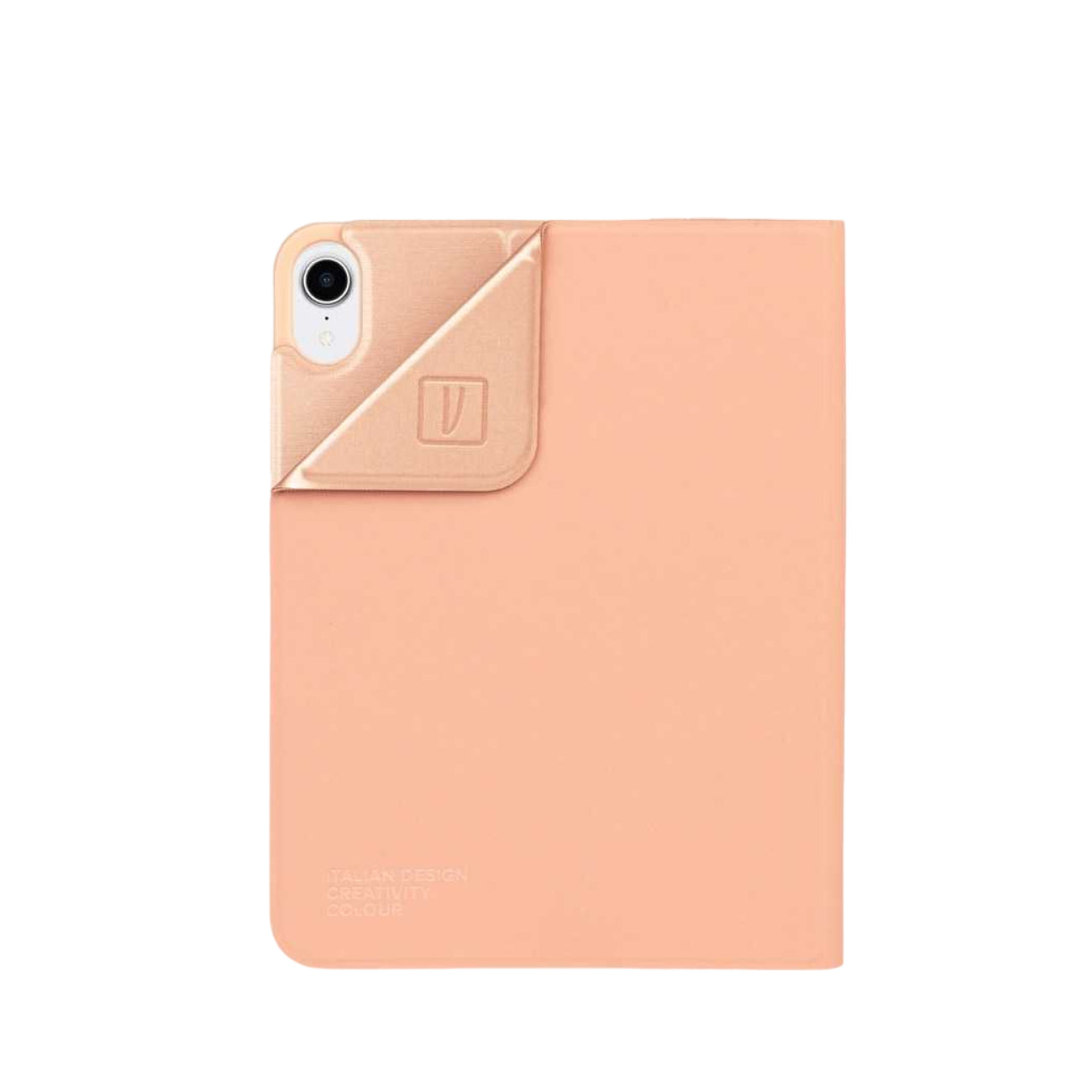 Funda tipo libro de metal Tucano para iPad mini (6.ª generación, 2021) - Oro rosa