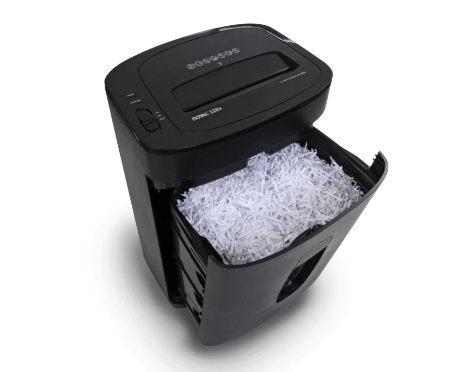 Royal 95001G 126X 12-Sheet Crosscut Shredder - Black