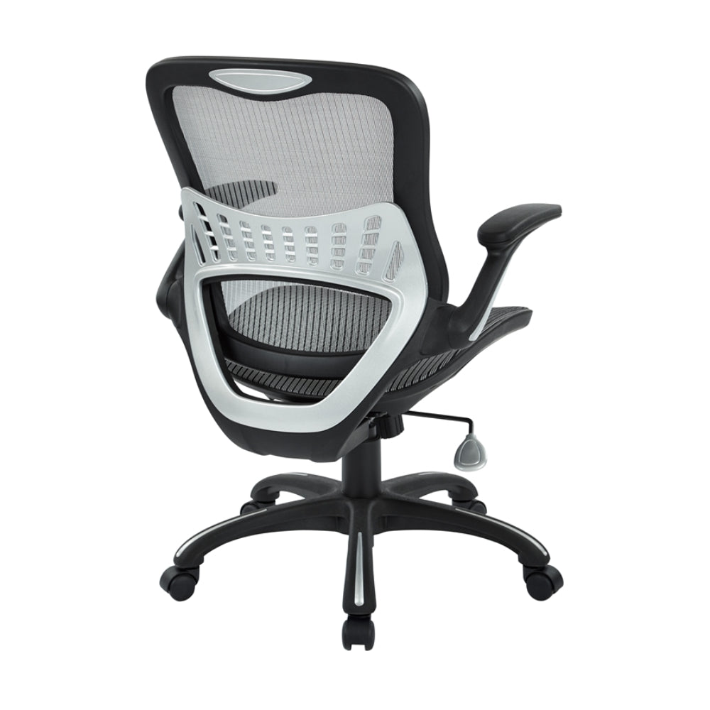 Silla de gerente de malla de Office Star Products - Gris