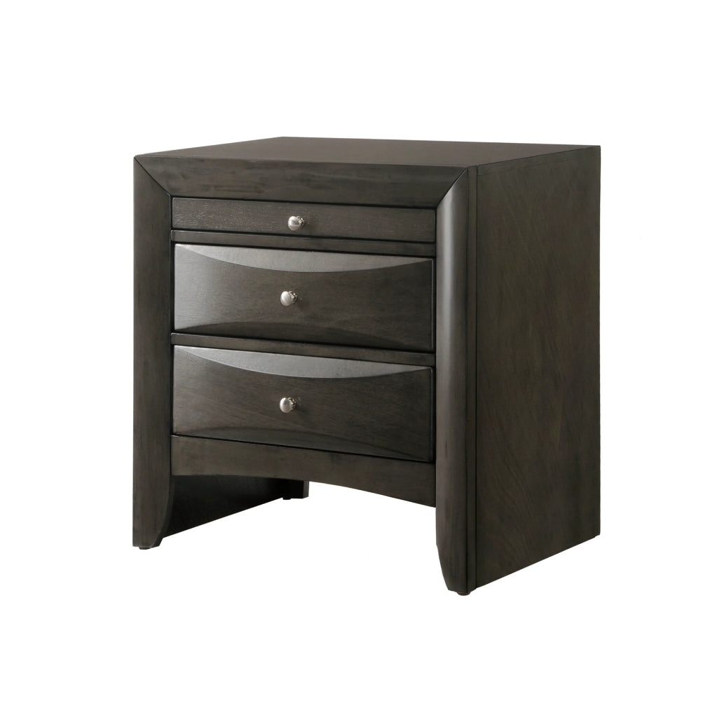Emila (4-Piece) Queen Bedroom Set by Best Home - Gray