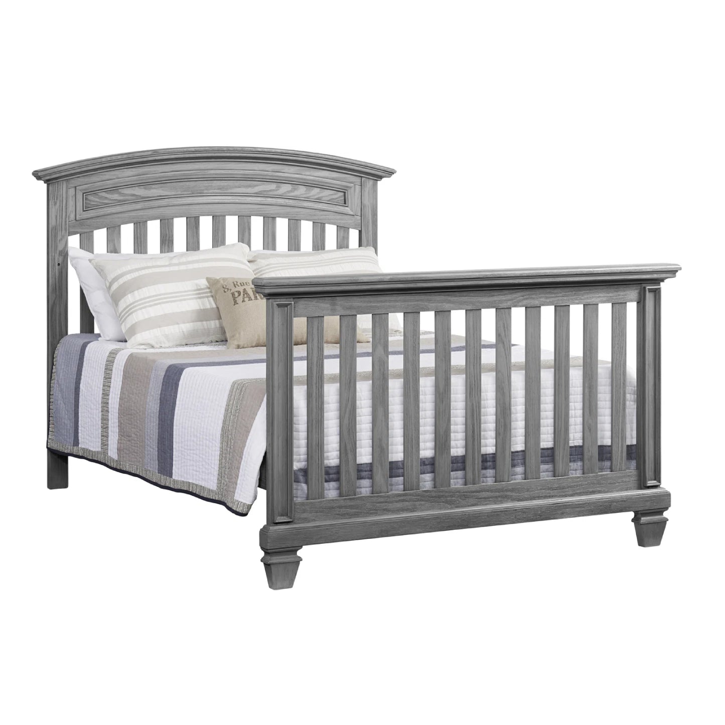 Soho Baby Richmond Brushed Gray 4-in-1 Convertible Crib