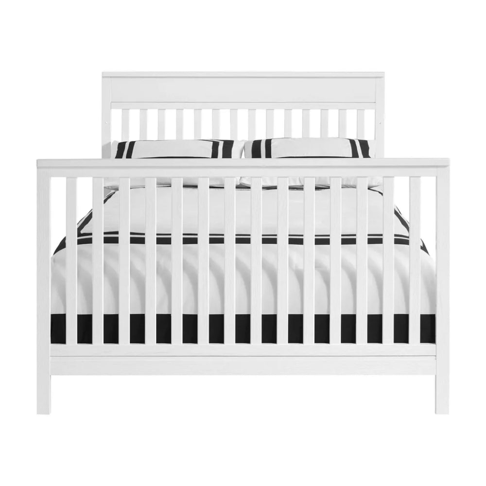 Oxford Baby Castle Hill Barn White 4-in-1 Convertible Crib