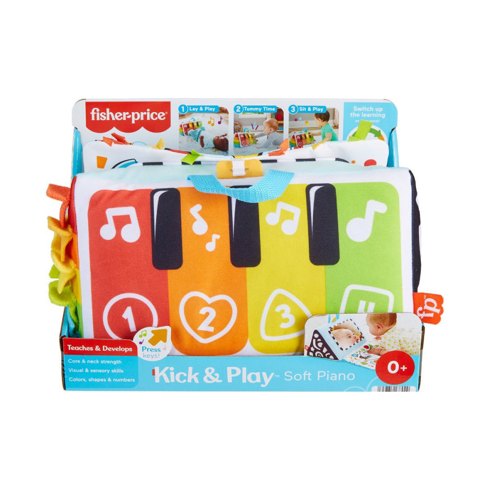 Fisher-Price Kick and Play Soft Piano Toy