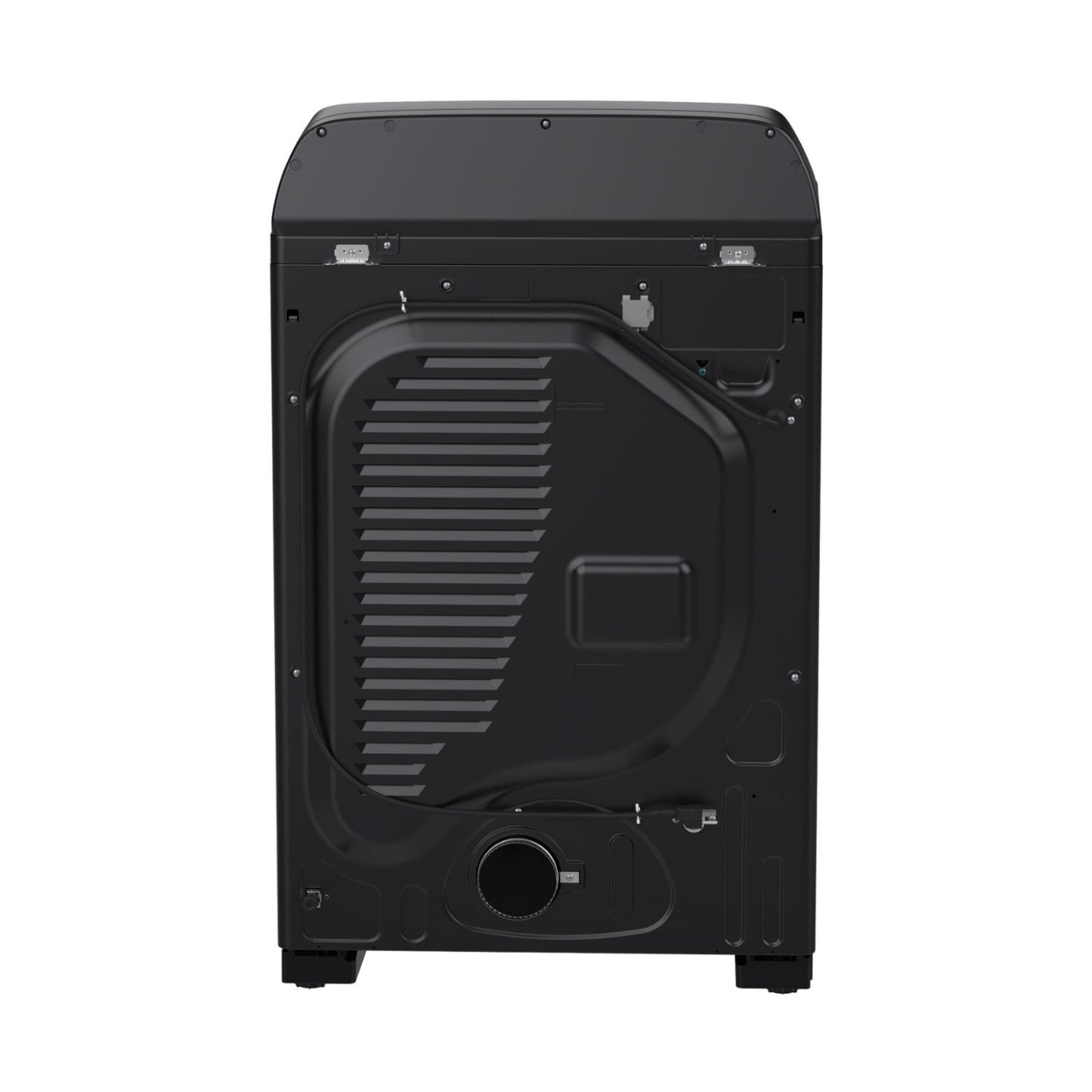 Secadora a gas Samsung de carga frontal inteligente de 7,4 pies cúbicos con Steam Sanitize+ - Negro cepillado