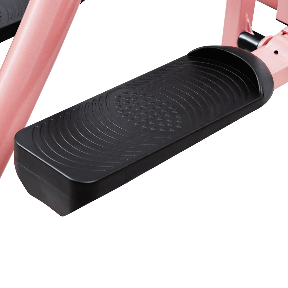 Máquina de ejercicios con planeador Air Walk Trainer de Sunny Health &amp; Fitness, color oro rosa 