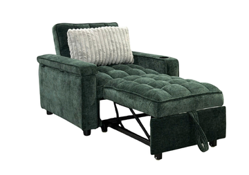 Mexico Green Convertible Sleeper Chair