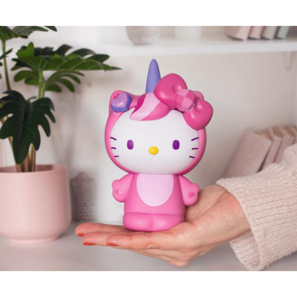 Lámpara de ambiente con forma de unicornio de Hello Kitty de Sanrio de 6"