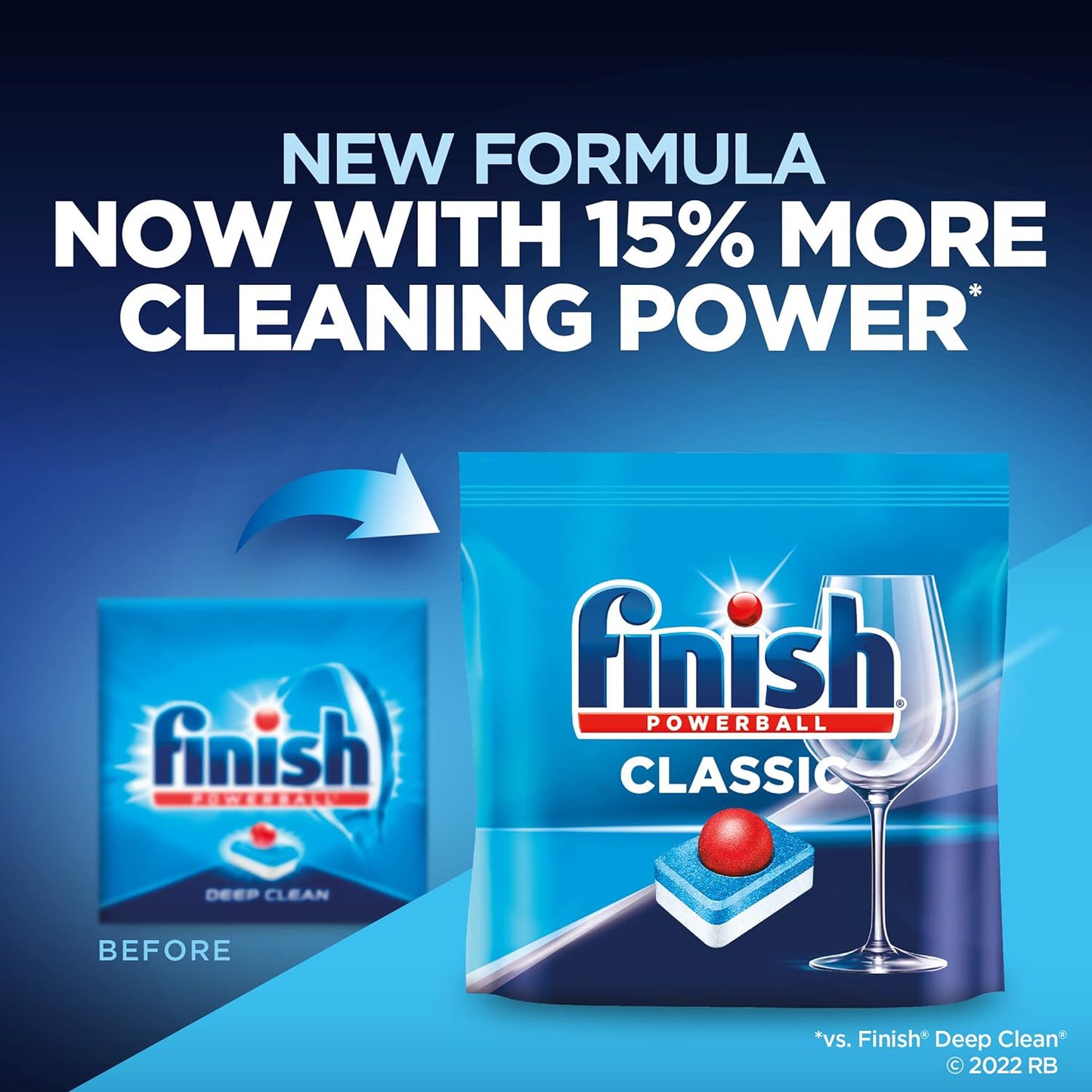 Finish Classic Dishwasher Detergent Powerball (60-Count)