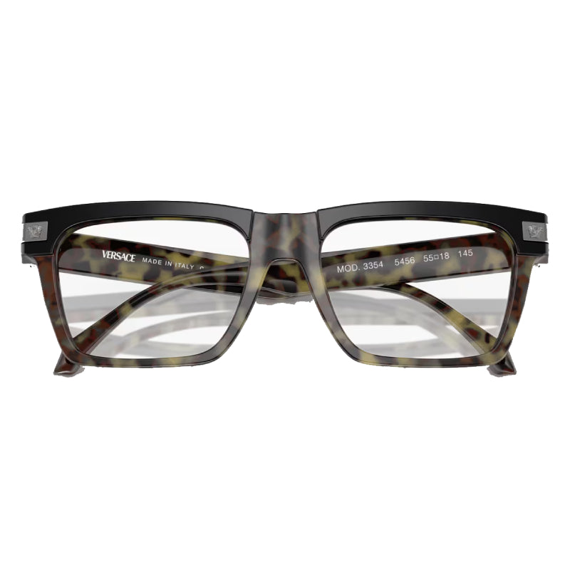 Versace VE3354555456 Men's Rectangle Eyeglasses