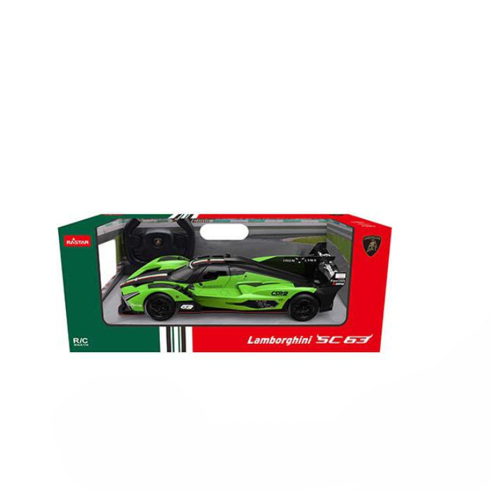 Rastar 1:14 Lamborghini SC63 Remote Control Car - Green– Curacao
