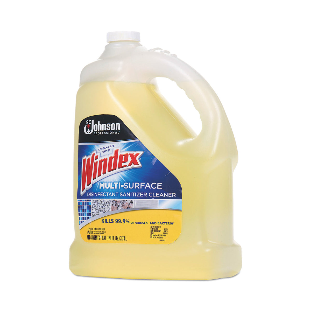 Windex Multi-Surface Disinfectant 128 oz Sanitizer Cleaner