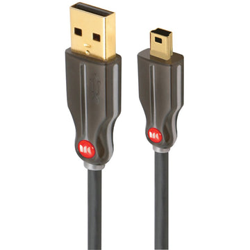 Monster Essentials 1.5ft High Speed USB A to Mini B Cable Black