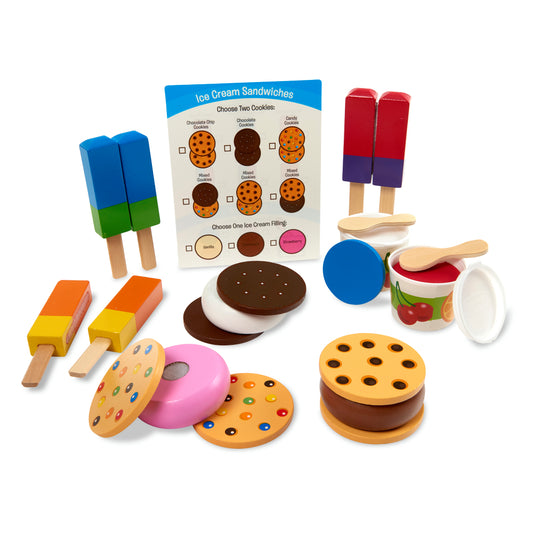 Melissa and Doug Frozen Treats Play Set (24-Piece)