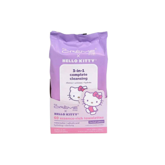 The Creme Shop Hello Kitty 3-in-1 Hydrate Wipes (60 Count) - Watermelon