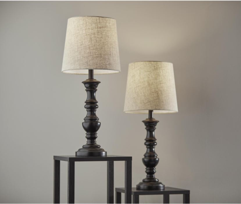 Adesso Robert Table Lamp - 2 Pieces