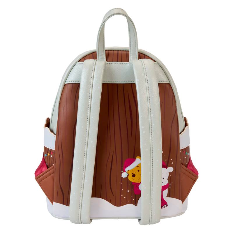 Loungefly Winnie The Pooh And Friends Christmas Greetings Light Up Mini Backpack - Multicolor