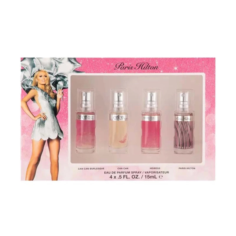 Estuche de regalo de 4 perfumes para mujer de Paris Hilton