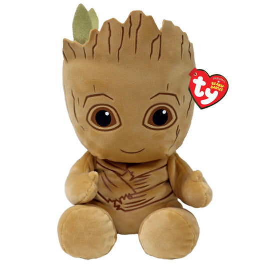 Ty Marvel 13" Groot Toy - Brown