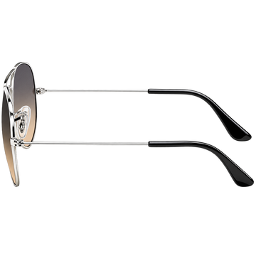 Ray-Ban Aviator 58mm Sunglasses Grey Gradient Lens Silver Frame