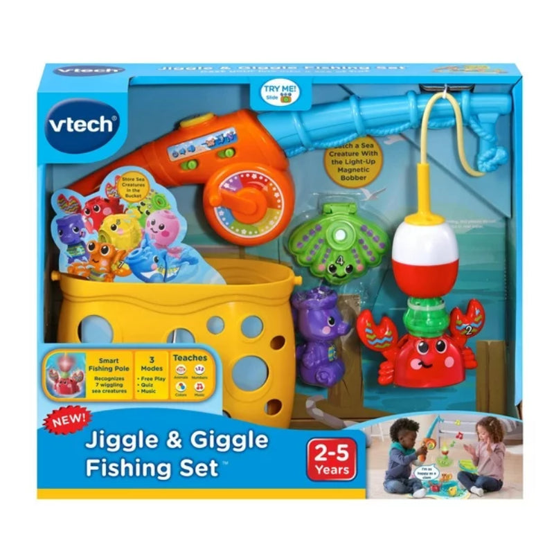 VTech Jiggle & Giggle Fishing Set with 7 Sea Creatures - Curacao