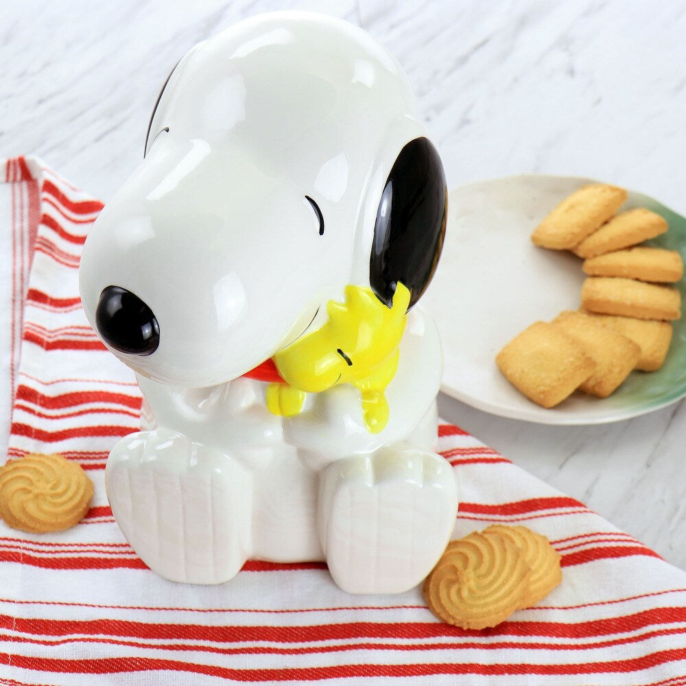 Gibson Peanuts Classic Snoopy Cookie Jar - White