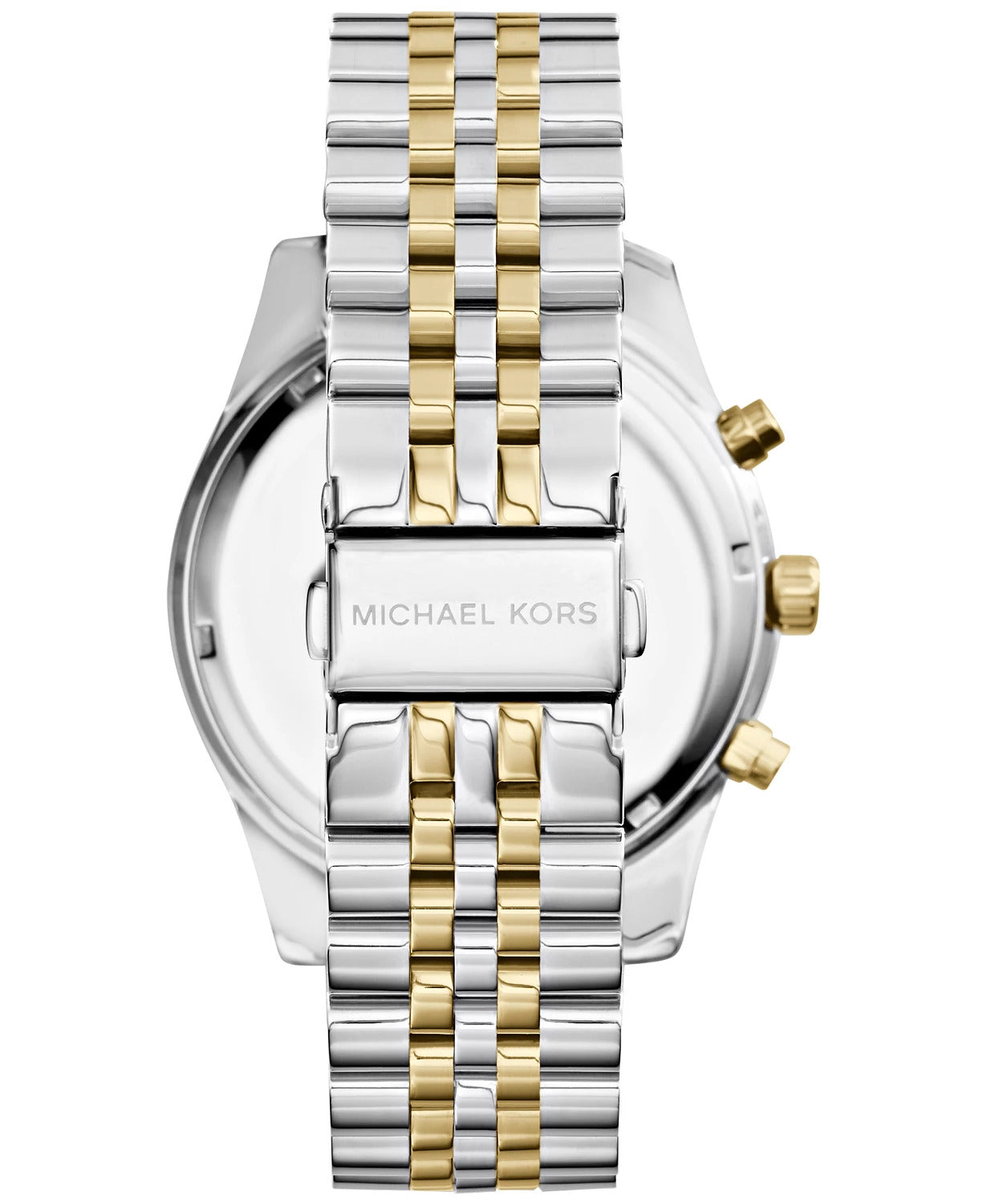 Michael Kors Lexington Men's Silver and Gold-Tone Watch