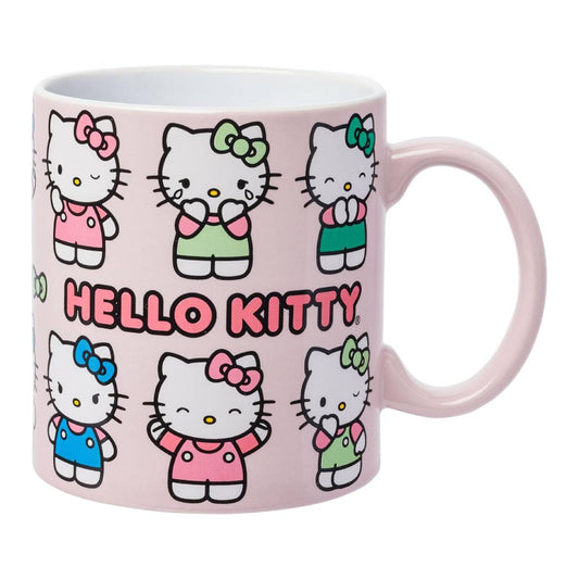 Sanrio Hello Kitty Various Emotions and Poses 20 oz Ceramic Mug - Multicolor