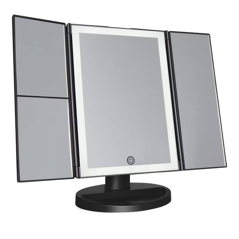 Impressions Vanity Trifold Makeup Mirror with LED Light