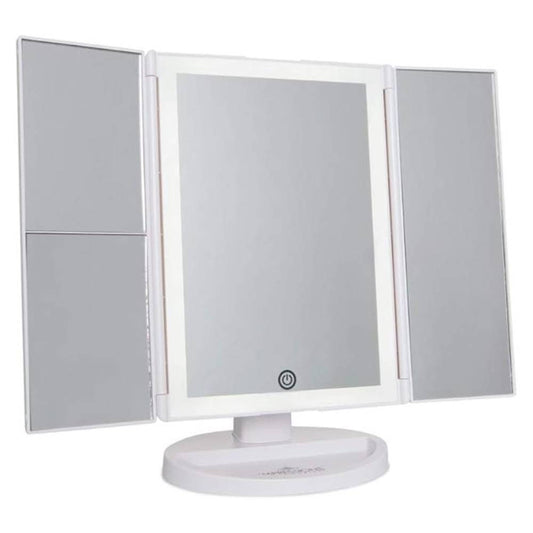 Impressions Vanity Trifold Makeup Mirror with LED Light