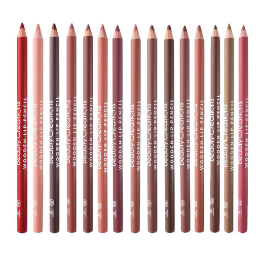 Beauty Creation Wooden Lip Pencil (15 Pieces)