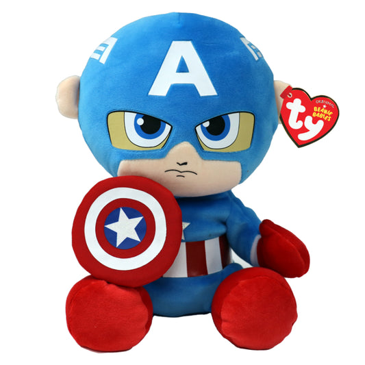 Ty Marvel 13" Captain America Toy - Multicolor