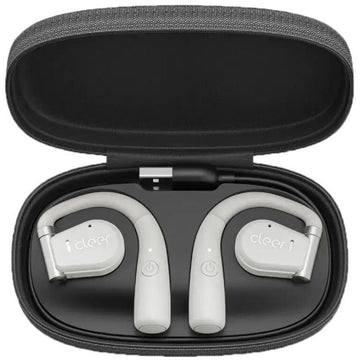Cleer Arc Open Ear True Wireless Earbuds - Light Gray