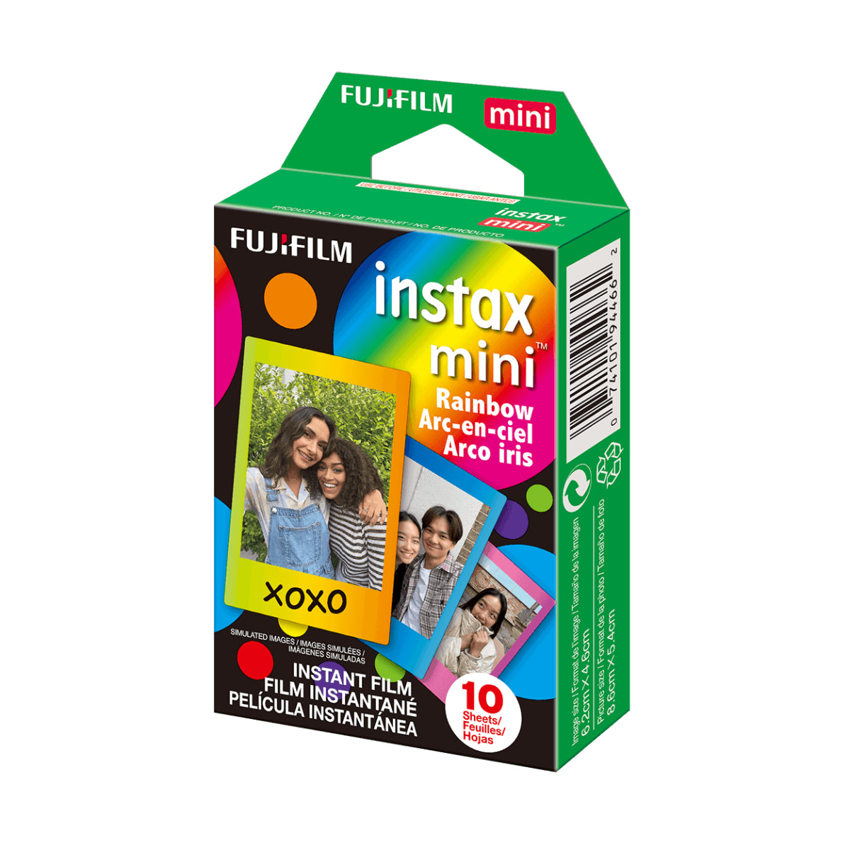 Fujifilm Instax Mini Rainbow Film Sheet