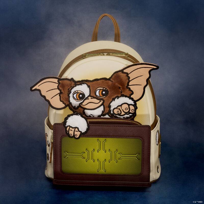 Warner Bros Gremlins 40th Anniversary Gizmo Mogwai Box Mini Backpack - Brown