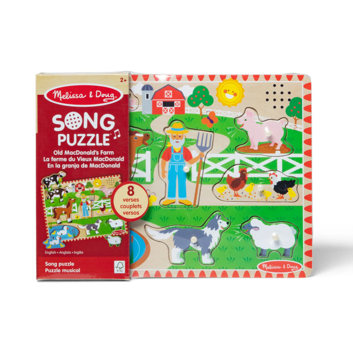 Melissa and Doug Old MacDonald's Farm Song Puzzle (8 Pieces)