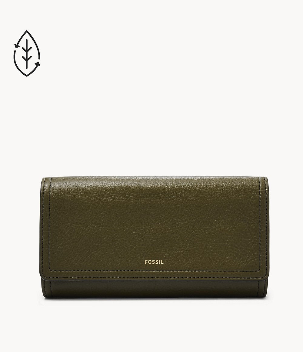 Fossil Logan RFID Flap Clutch Wallet