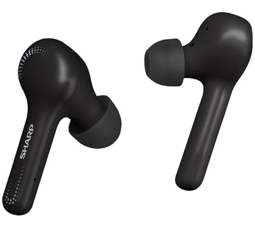 Sharp HP-TW30 True Wireless Earbuds - Black