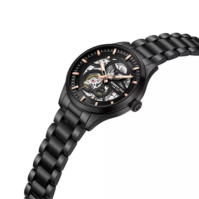 Kenneth Cole New York Automatic Men's 42mm Bracelet Watch - Black