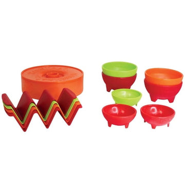 Fiesta 12 Piece Taco Set Multicolor by Imusa